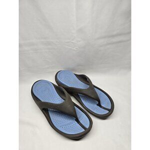 CROCS Athens Unisex Women’s 7 Men’s 5 Blue Flip Flop Thong Sandals